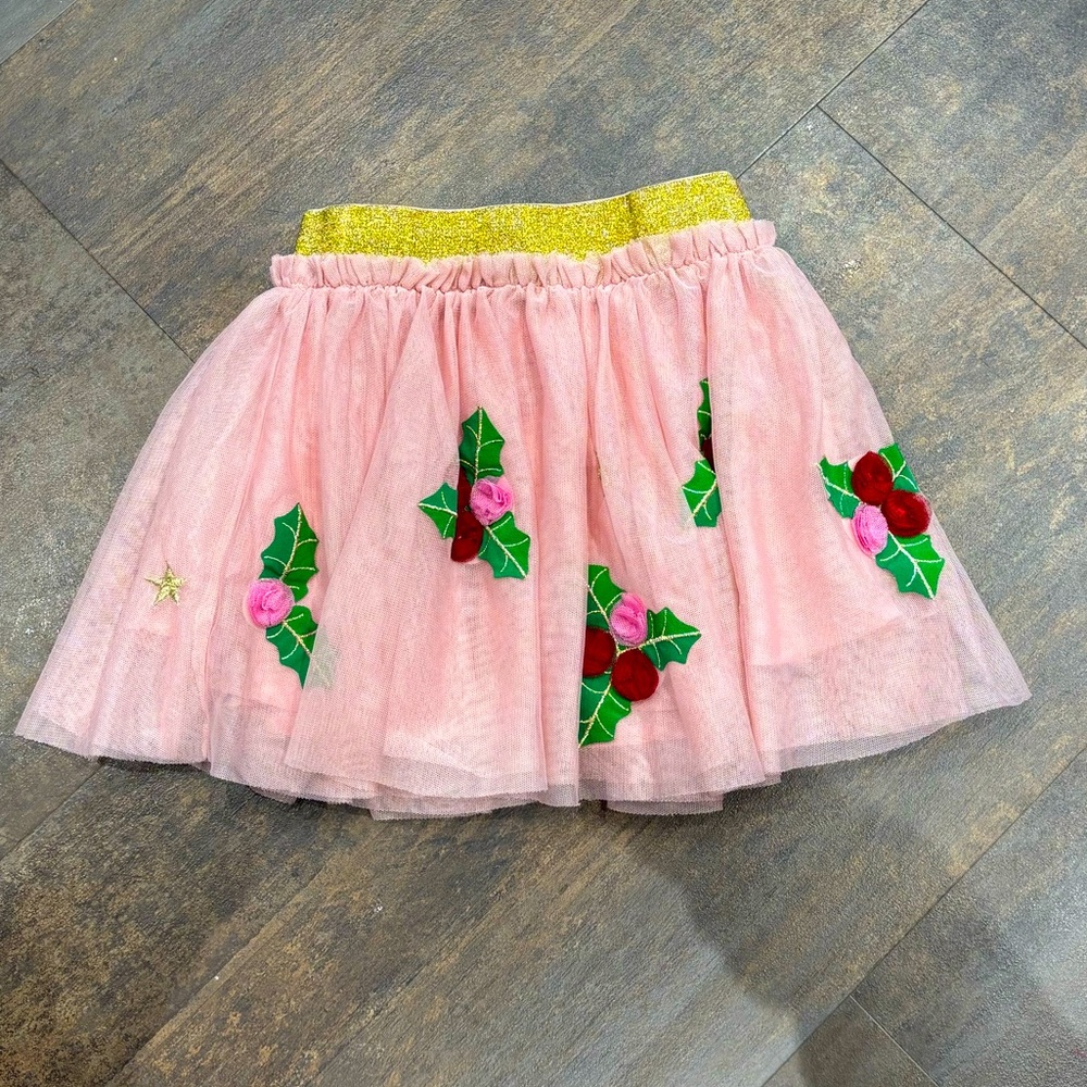 Mini Boden Tulle holiday skirt, size 3-4 year